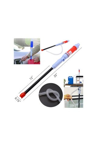 Youmex Mavi El Tipi Elektrikli Sıvı Pompası - Akvaryum Su Değiştirici, Ev/garaj Kullanıma Uygun, Pil Dahil Değil