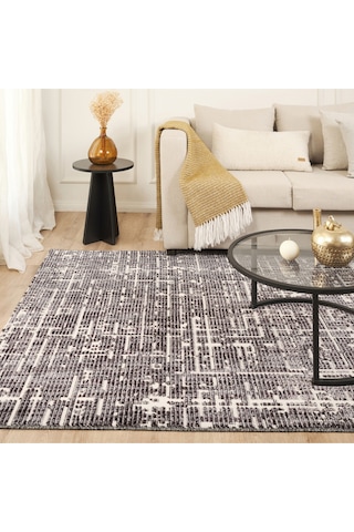 Kaşmir Halı 7/24 İskandinav Sten Antrasit 80x300 Cm Antrasit