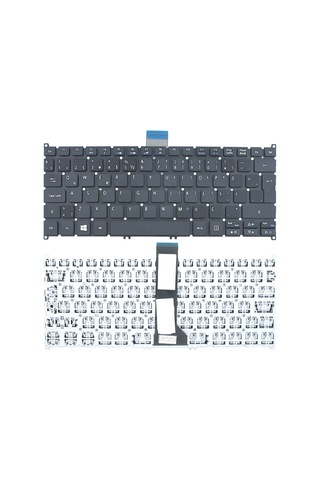 Acer Aspire V3-372t Uyumlu Laptop Klavye Siyah