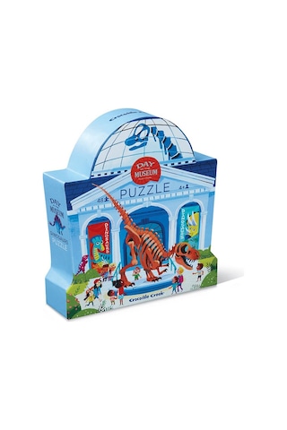 Crocodile Creek Müzede Bir Gün Puzzle 48 Parça Dinozor