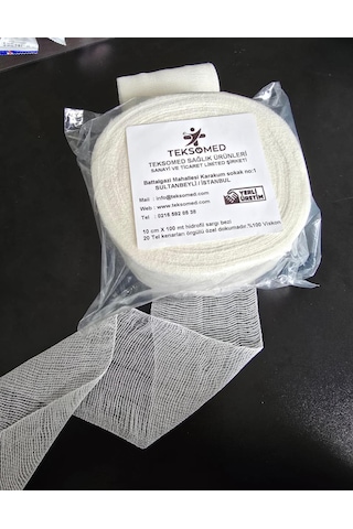 Teksomed - 10 Cm X 100 Metre Hidrofil Sargı Bezi