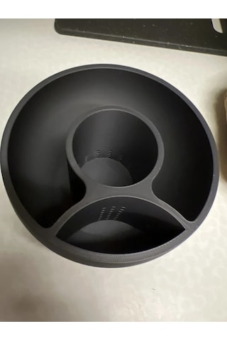 3d Baskı 3lü Sukulent Saksısı Ve Kalemlik Organizer - Dekoratif Masaüstü Bitki Saksısı-siyah