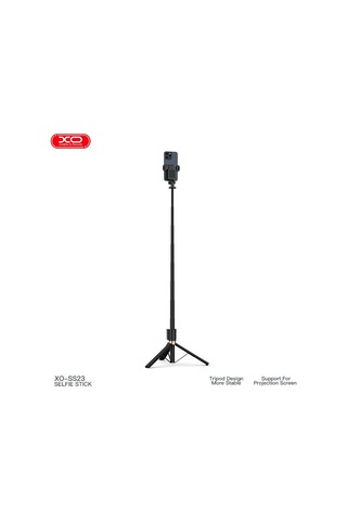 Delux Serisi Bluetooth Selfie Çubuğu - Tripod Ss23 Çekim Seti Görüntü Aracı