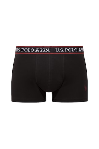 U.s. Polo Assn. 80651 Bordo - Antrasit Melanj - Siyah 3 Lü Boxer Bordo - Antrasit Melanj - Siyah