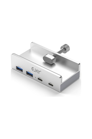 Masa Port Kelepçesi Tip C 3.0 Hub Masa Montajlı Klip Usb Hub Masaüstü Tip C 3.0 Splitter