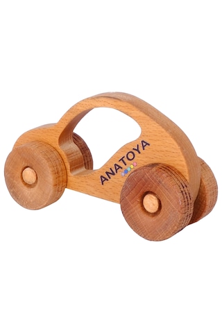 Ahşap İki Boyutlu Oyuncak Araba - Anatoya