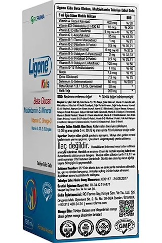 Ligone Kids Şurup 150 Ml
