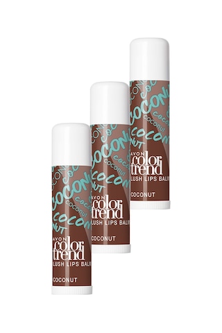 Avon Color Trend Lush Dudak Balmı Coconut 3'lü