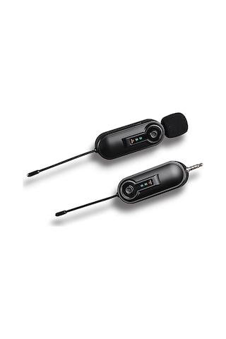 Springsun Mikrofon Uhf Kablosuz Mikrofon Klipsli Mikrofon 50m Etkili İletim Pil 3.5mm Trrs Fiş