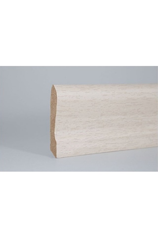 Laminant Parke Süpürgelik 6cm Beyaz Kayın 856