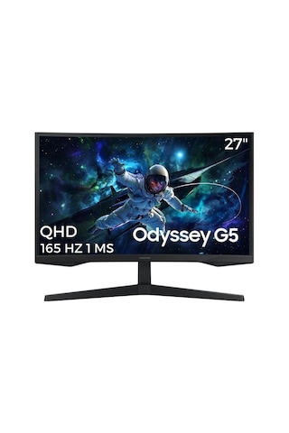 Samsung Odyssey G5 LS27CG552EUXUF 27" 1 MS 165 Hz QHD Curved Monitör