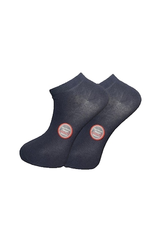 Erkek Pamuklu Dikişsiz Asorti 4 Renk Patik 4'lü Paket Çok Renkli