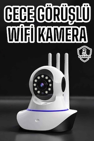 Northcity Ev Kamerası Wifi 3.0mp 1080p Hd Çift Yönlü Ses Ve Hareket Algılama - Güvenli Ev İzleme