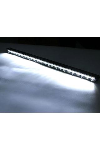 18w 6 Led Tek Sıra Yayıcı Off Road Gündüz Farı Lambası Projektör