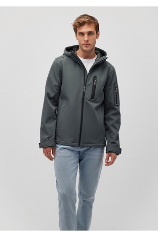 Mavi - Kapüşonlu Yeşil Ceket 0110264-71598 Yeşil