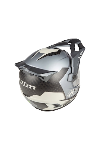 Klim Krios Pro Carbon Charger Adv Rally Motosiklet Kaskı Gri