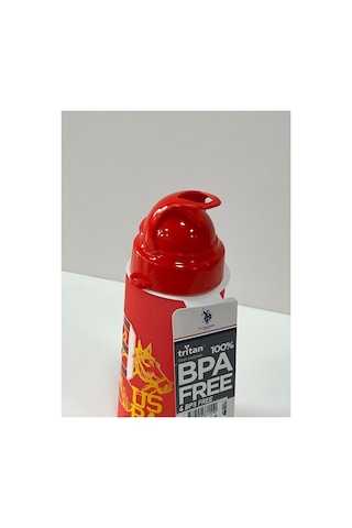 Lisanslı 400 Ml Pipetli Bpa Free Mat Renkli Matara Mat Kırmızı