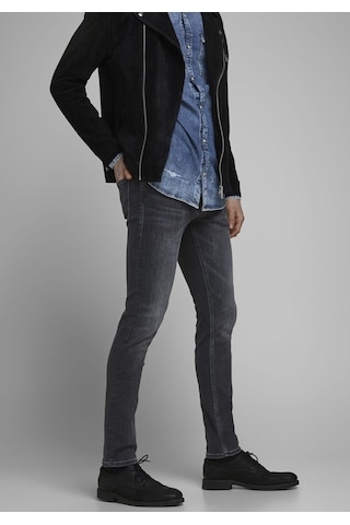 Jack & Jones Slim Fit Düşük Bel Siyah Erkek Kot Pantolon 12159030 Siyah