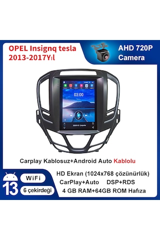 Opel Insigna Tesla 2013-2017yıl 4gb Ram 64gb Rom Carplay Navigasy