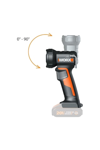 Worx Wx025.9 20volt 160/350 Lümen Profesyonel Çok Fonksiyonlu Led Fener Akü Dahil Değildir Fr Wx025.9