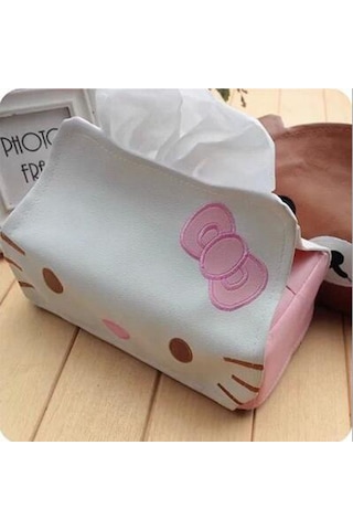 Yüz Mendil Tutucuları Sevimli Pu Mendil Çantası Diğer