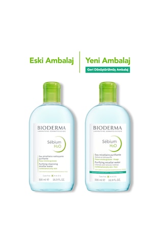 Bioderma Sebium H2O Yüz ve Makyaj Temizleme Suyu 500 ML