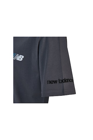 New Balance Lifestyle Erkek T-shirt Mnt1644-gry Gri