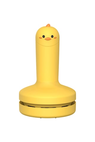 Teltree M21 Mini Tavşan Desenli Masaüstü Süpürge, Şarjlı, 2 Seviye Emme, Yıkanabilir, Portatif, Lastik Kırıntıları Temizleyici, Sarı