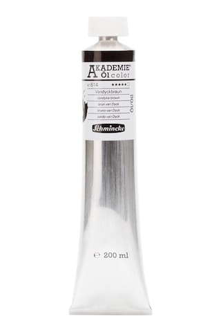 Schmincke Akademie Öl Color Yağlı Boya 200 Ml Seri 1 614 Vandyke Brown Karışık, Çok Renkli
