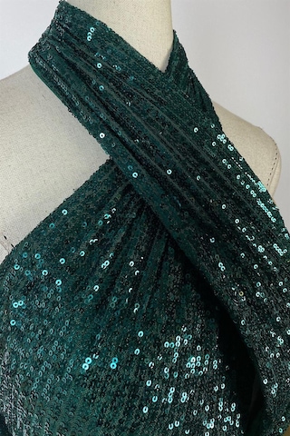 Ges Moda G0605 Halter Yaka Payet Elbise Zümrüt-zümrüt