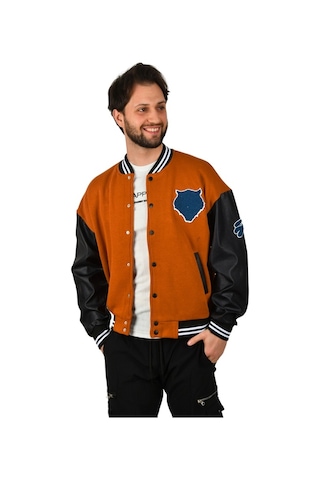 Deepsea Erkek Taba Kolej Yaka Mont 2304771 Taba