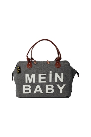 Hastane Çıkışı Anne Bebek Bakım Çantası Açık Gri