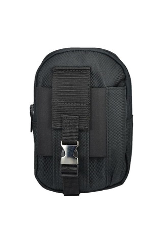 Taktikal Molle 610d Cordura Palaska Bel Çantası Siyah