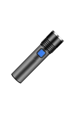 Watton Wt-015 Mini Profesyonel Güçlü El  Feneri Gri