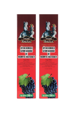 Ralila Siyah Üzüm Kabuğu - Aronya Ekstraktı 250 Ml X 2 Adet