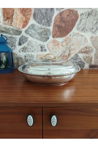 Modabakir Bakır Karnıyarık Tencere Pilav Tencere