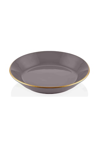 The Mia Basic Yemek Tabağı 6 Lı Set Gri - 20cm