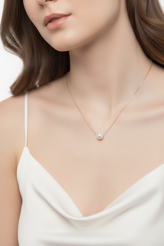 Zincir İnci Kolye 5 Mm Sarı