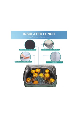 Vkemall 8 Saat Isı/sıcaklık Saklama Isı Yalıtımlı Çanta - Büyük Kapasiteli, Sızdırmaz, Taşınabilir Piknik/outdoor Soğukluk Çantası Çok Renkli