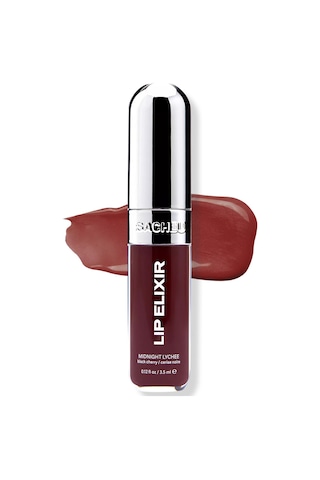 Sacheu Lip Elixir 3 Ü 1 Arada Renkli Dudak Parlatıcı 04 Midnight Lychee 3.5ml 04 Midnight Lychee