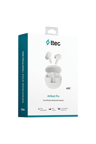 Ttec Airbeat Pro 2KM186 ANC Bluetooth 6.0 Kulak İçi Kulaklık