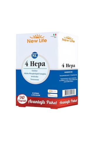 Newlife 4 Hepa 90 Kapsül Newlife 4 Hepa 90 Kapsül