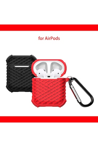 Apple AirPods Uyumlu Kılıf Zore Airbag 02 Silikon Yeşil