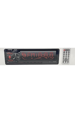 Everton Rt-3026 Çift Usb Usb-Sd-Fm-Aux Bluetooth Oto Teyp 4X60W