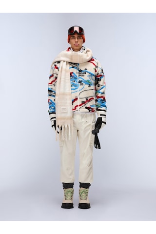 Napapijri T-fiemme Erkek Polar Ceket-30424 Beyaz