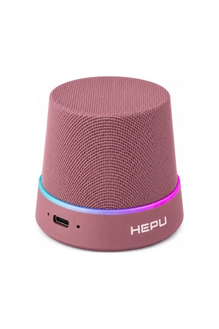 Hepu Hp-ms01g Pembe Manyetik Telefon Tutuculu Kablosuz Bluetooth Hoparlör Tws Destekli