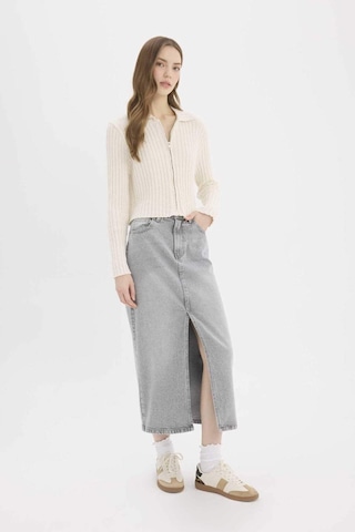 Defacto Long Fit Midi Jean Etek E1302ax25spnm55 Gri