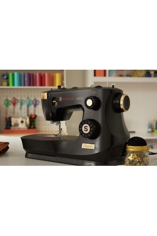 Singer HD500 Classic Gold Dikiş Makinesi - Siyah