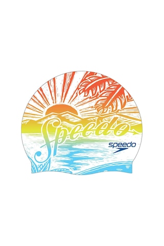Speedo Slogan Prınted Silikon Bone 8-0838517394 Çok Renkli
