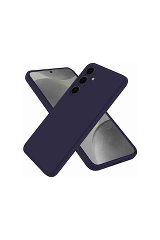 Galaxy A56 Uyumlu Yumuşak Silikon Telefon Kılıfı Lacivert